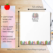 Gepersonaliseerde boekenliefhebber "Booktrovert" w Notitieblok