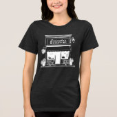 Gepersonaliseerde boekhandel Tri-Blend shirt (Voorkant)