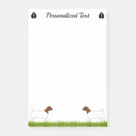 Gepersonaliseerde boer Goat Boerderij Post-it® Notes