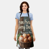 Gepersonaliseerde boerderij koken Schort (Gedragen)