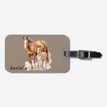 Gepersonaliseerde boerderij Paard & Baby. Paardenl