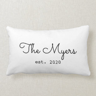 Gepersonaliseerde Boerderij Stijl Achternaam Kusse Kussen