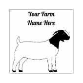 Gepersonaliseerde boergeit rubberstempel (Afrduk)