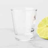 Gepersonaliseerde boergeit shot glas (Links)