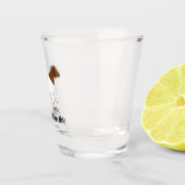 Gepersonaliseerde boergeit shot glas (Rechts)