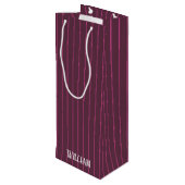 Gepersonaliseerde boeroendi wijn cadeautas (Achterkant Gekanteld)