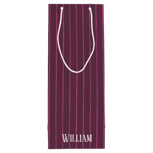 Gepersonaliseerde boeroendi wijn cadeautas (Achterkant)