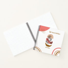 gepersonaliseerde Boheemse leraar Modern gebruik Notitieboek
