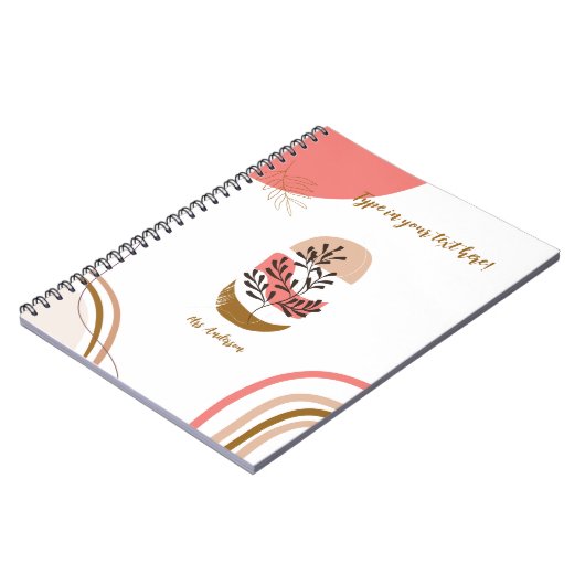 gepersonaliseerde Boheemse leraar Modern gebruik Notitieboek (Linkerzijde)