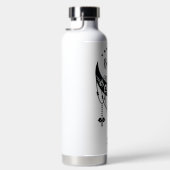 Gepersonaliseerde Bohemian Cresent Moon Waterfles (Rechts)