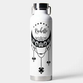 Gepersonaliseerde Bohemian Cresent Moon Waterfles
