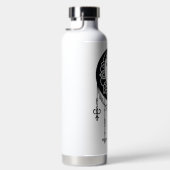 Gepersonaliseerde Bohemian Cresent Moon Waterfles (Rechts)