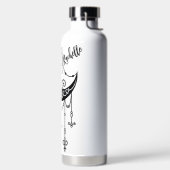 Gepersonaliseerde Bohemian Cresent Moon Waterfles (Links)