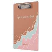 gepersonaliseerde Bohemian Modern custom cadeau Klembord (Links)