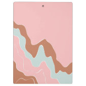 gepersonaliseerde Bohemian Modern custom cadeau Klembord (Achterkant)