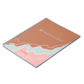 gepersonaliseerde Bohemian Modern custom cadeau Notitieboek (Linkerzijde)