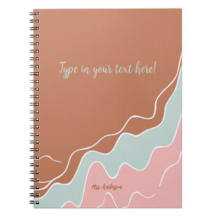 gepersonaliseerde Bohemian Modern custom cadeau Notitieboek