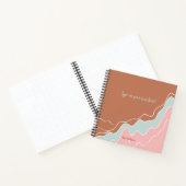 gepersonaliseerde Bohemian Modern custom cadeau Notitieboek (Binnen)