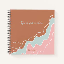 gepersonaliseerde Bohemian Modern custom cadeau Notitieboek