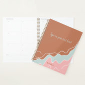 gepersonaliseerde Bohemian Modern custom cadeau Planner (Display)