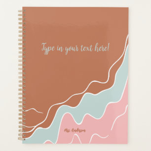 gepersonaliseerde Bohemian Modern custom cadeau Planner