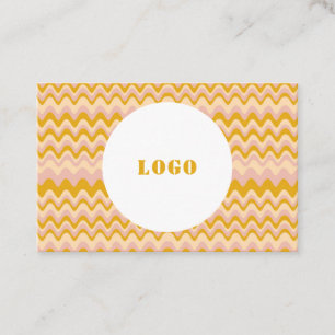 Gepersonaliseerde Boho Abstracte golven Visitekaartje