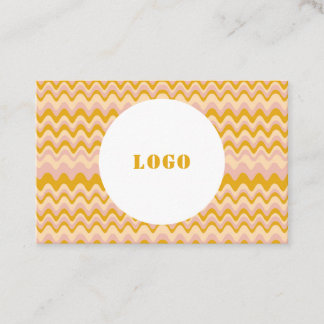 Gepersonaliseerde Boho Abstracte golven Visitekaartje