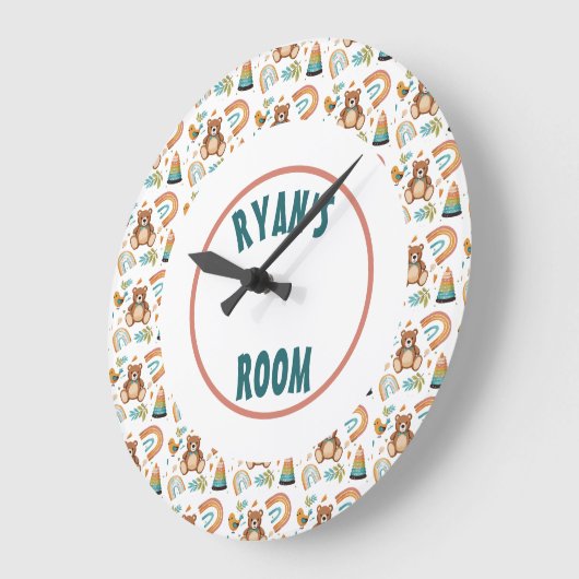 Gepersonaliseerde Boho Beer klok (Hoek)