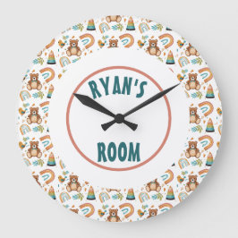 Gepersonaliseerde Boho Beer klok