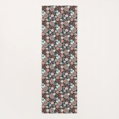 Gepersonaliseerde Boho bloemmotief Yogamat (Achterkant)