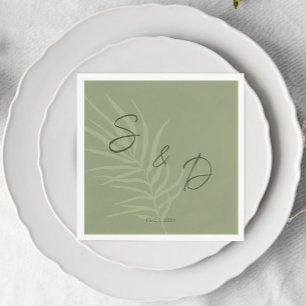 Gepersonaliseerde Boho bruiloft Servet