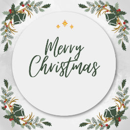 GEPERSONALISEERDE BOHO CHIC ELEGANTIE KERST GROETE FEESTDAGENKAART