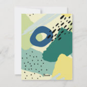 GEPERSONALISEERDE BOHO CHIC ELEGANTIE KERSTWENSEN FEESTDAGENKAART (Achterkant)