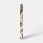 Gepersonaliseerde Boho Floral Monogram en Naam Samsung Galaxy Hoesje (Linkerkant)