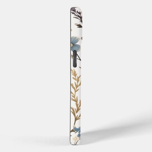 Gepersonaliseerde Boho Floral Wildflower Sage Groe Case-Mate iPhone Case (Achterkant / Rechts)