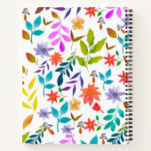 Gepersonaliseerde Boho Flowers Recipes Schrijf je  Notitieboek (Achterkant)