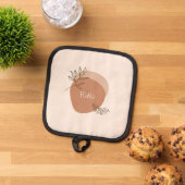 Gepersonaliseerde boho minimalist pannenlap (Top down)