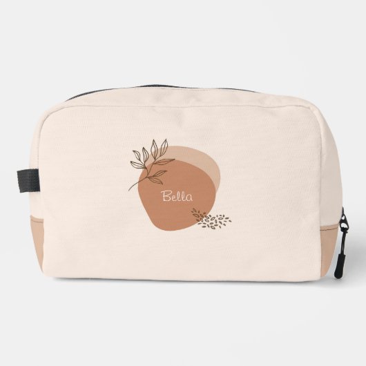 Gepersonaliseerde boho modern toilettasje (Voorkant)