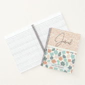 Gepersonaliseerde Boho Pastel Bloemrijke Fun Journ Notitieboek (Binnen)