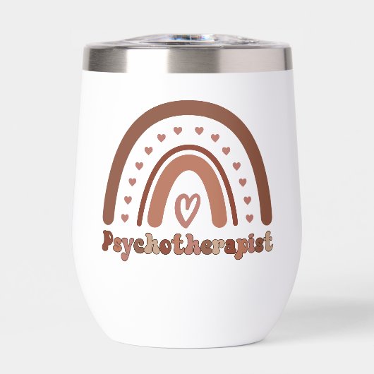 Gepersonaliseerde Boho Rainbow Psychotherapeut (Voorkant)