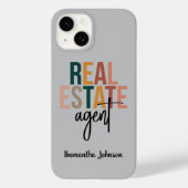 Gepersonaliseerde Boho Real Estate Agent Gift Case-Mate iPhone Case (Achterkant)