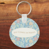 Gepersonaliseerde Boho-strand-sleutelhanger – Zees Sleutelhanger (Voorkant)