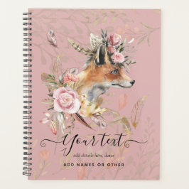GEPERSONALISEERDE Boho Vos Veren Herinneringscadea Planner