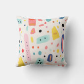 Gepersonaliseerde Boho Waterverf Cutie Naam Meisje Kussen (Achterkant)