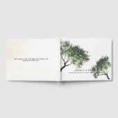 Gepersonaliseerde bomen houden van bruiloft gasten gastenboek (Volledig)