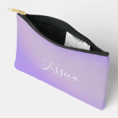 Gepersonaliseerde bonte paarse etui (Open)