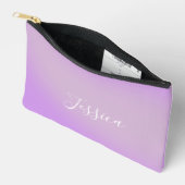 Gepersonaliseerde bonte roze etui (Open)