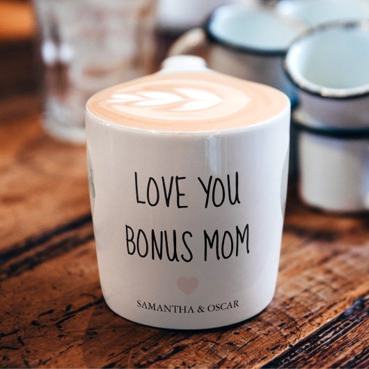 Gepersonaliseerde Bonus Moeder | Love You Bonus Mo Espresso Kop