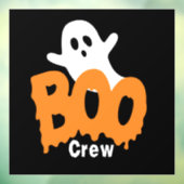 Gepersonaliseerde Boo Crew Halloween Raamsticker (Vel 3)