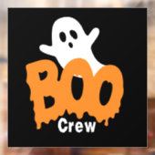 Gepersonaliseerde Boo Crew Halloween Raamsticker (Vel 2)